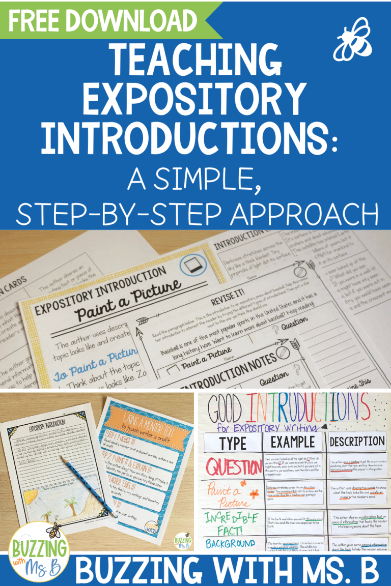 How to Teach Expository Introductions (Free Download)