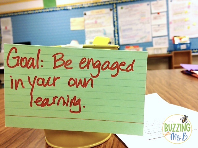 setting goals for behavior