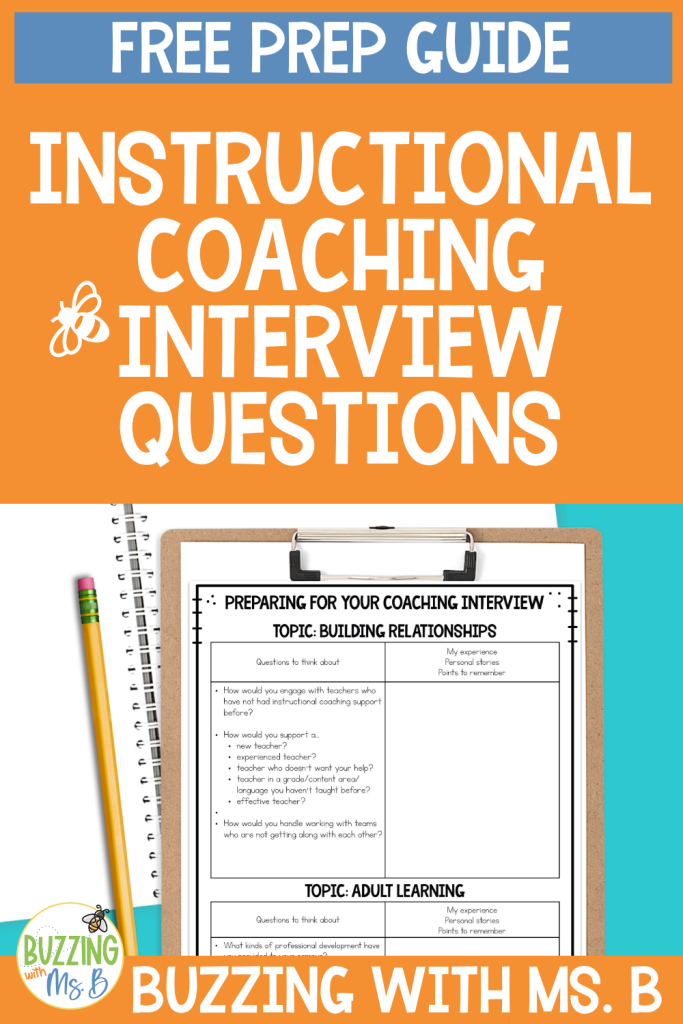 instructional coaching interview questions free prep guide