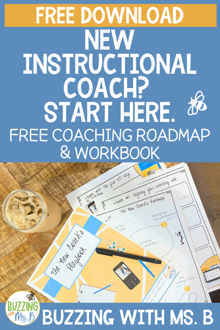 New Instructional Coach? Start Here – Free Coaching Roadmap & Workbook