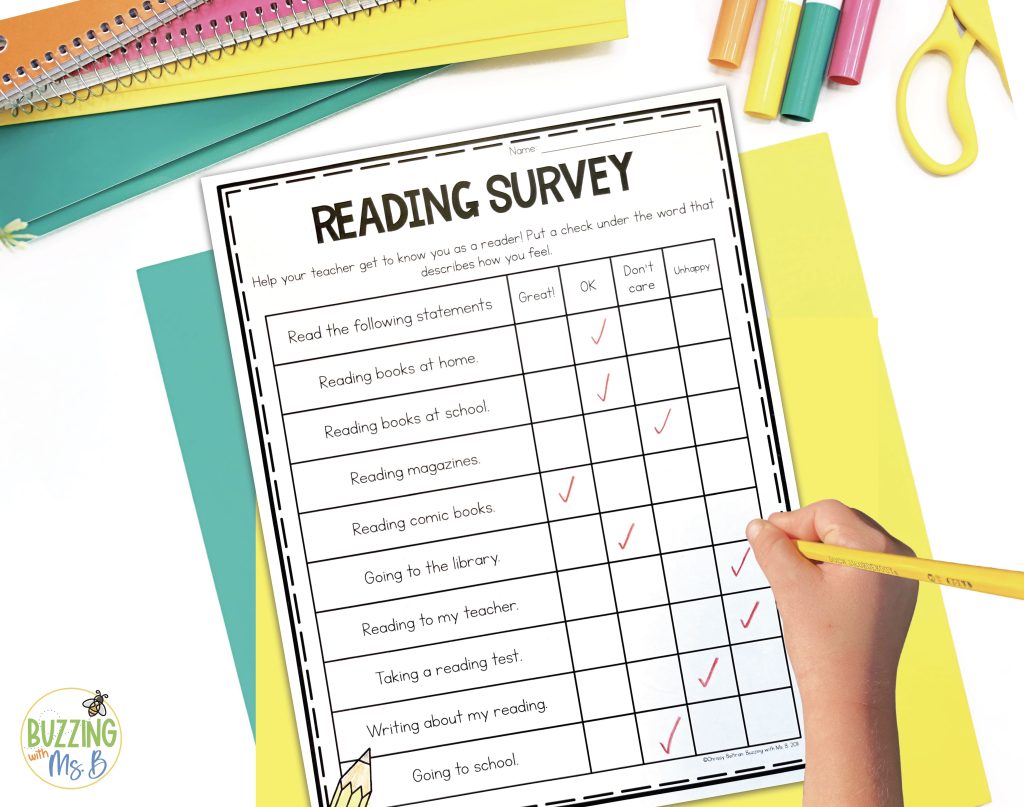 free student reading survey