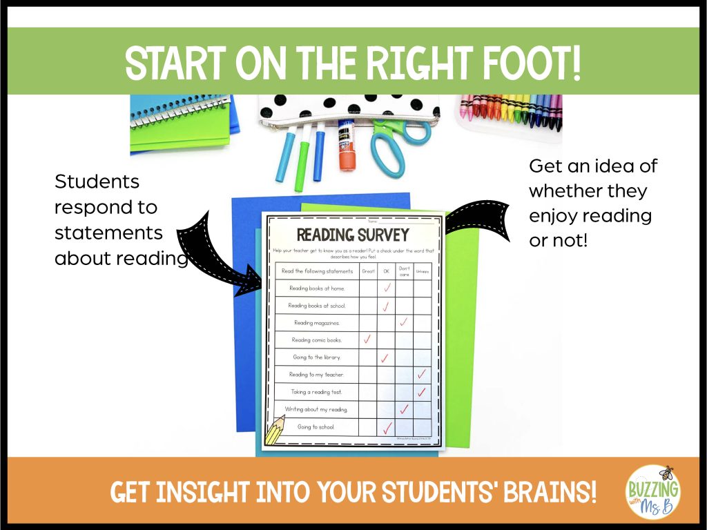 free student reading interest survey