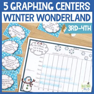 Graphing Task Cards and Activities for Winter