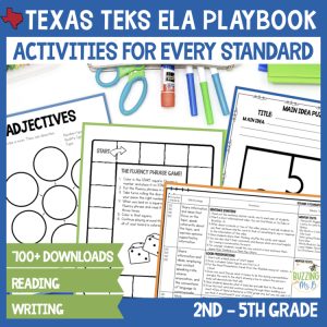 ELA Activities Playbook: Lessons, Printables, and Activities for every TEKS Standard in Grades 2-5