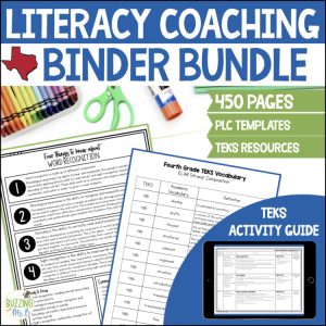Literacy Coach PLC Binder Bundle