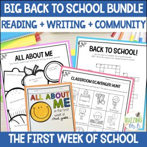 Beginning of the Year Activities Bundle - Get to Know You, Reading & Writing