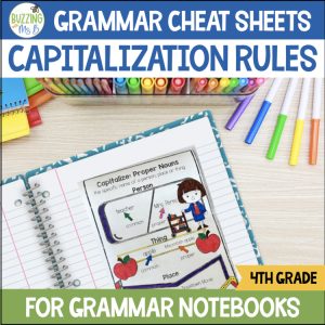 4th grade capitalization rules mini anchor charts - image 1