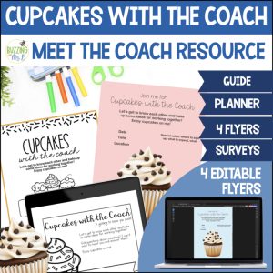 Instructional Coaching Meet the Coach Cupcakes with Coach Flyer Templates Guide