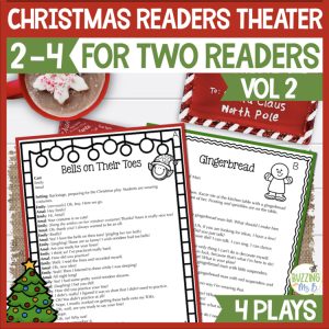 Christmas Partner Reading Plays vol 2- Readers Theater Scripts 2 Person Theatre
