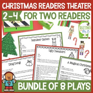 Christmas Partner Reading Plays Bundle - 8 Readers Theater Scripts - Theatre
