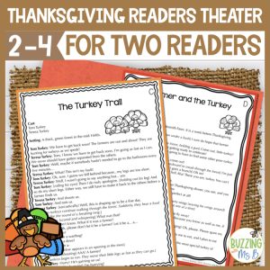 Thanksgiving Partner Plays - differentiated scripts for two readers