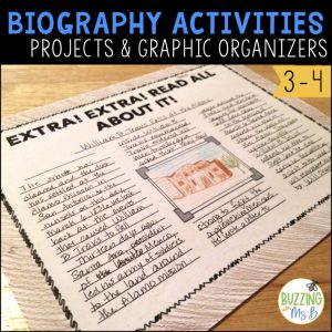 Biography Graphic Organizers, Tools, and Projects
