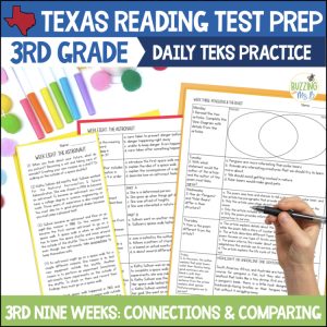 Third Grade Texas Reading Test Passages for Comparing Genres, unit 3