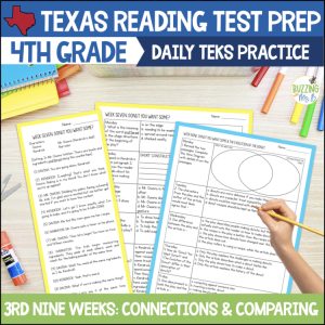 Fourth Grade Texas Reading Passages, Comparing All Genres, unit 3