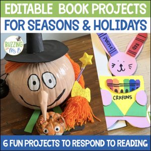 Disguise a Pumpkin, Turkey, Gingerbread Man, and More: Editable Book Projects for Seasons & Holidays