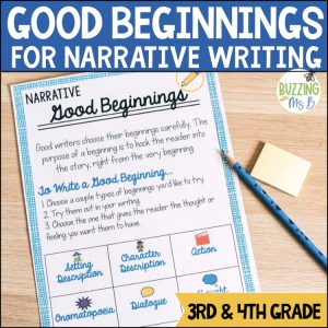 Good Beginnings Narrative Writing Mini-lessons Unit