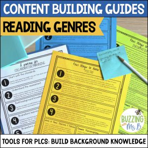 Reading Genre Content Building Guides: PLC Planning Tools