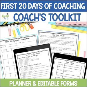 First 20 Days of Instructional Coaching Start Up Kit and Forms