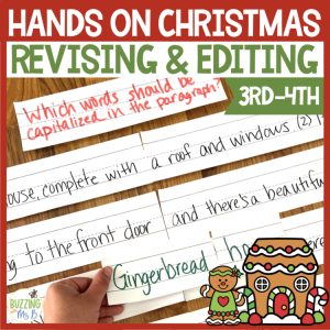 Revising and Editing for Christmas in One Hands On Paragraph a Week