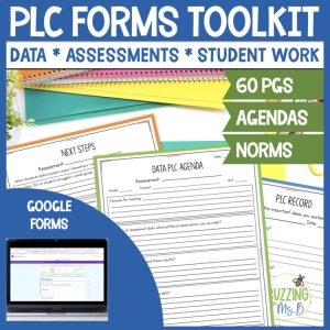 PLC Forms Toolkit Bundle for Instructional Coaches & Administrators