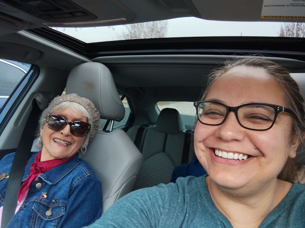 Guest blogger Stephanie Reyna with her Grandma Reyna